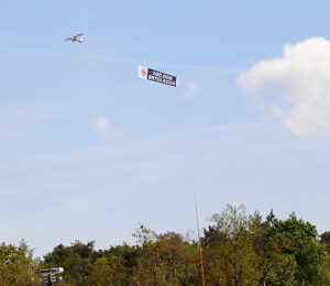 Bannerflug Eintracht Frankfurt