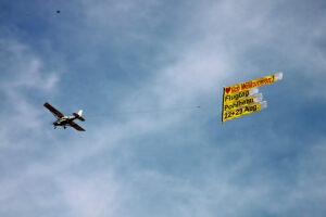 Bannerflug Flugtage Pohlheim