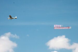 Bannerflug - Willst Du mich heiraten?